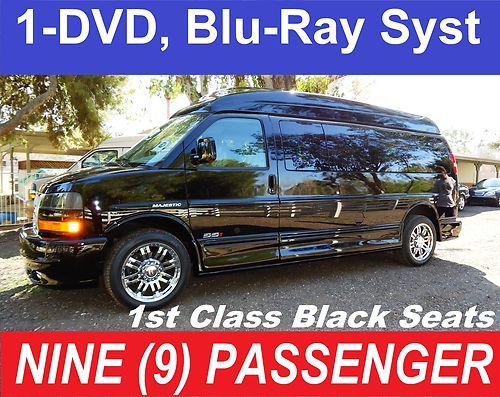Blu-ray -1 tv-dvd theater  , 9 passenger custom conversion van