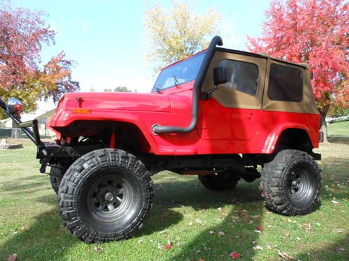 1991 jeep wrangler lifted yj w/ lift rock crawler mud or drive fun toy no rust !