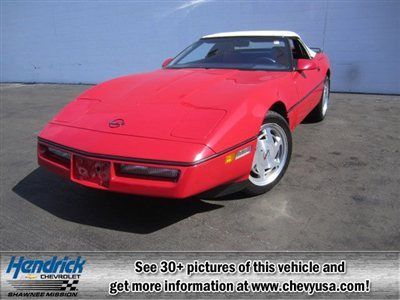 This convertible was traded in by one of our local corvette club members. l98