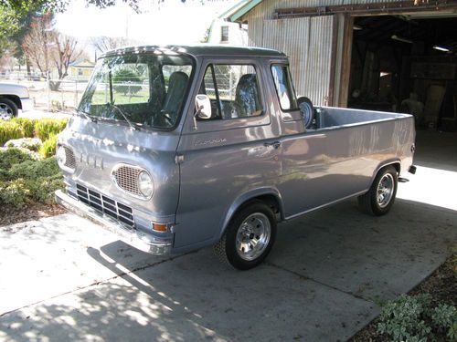 Rare 1961 ford econoline pick up 302 mustang v8 with automatic barn find hotrod