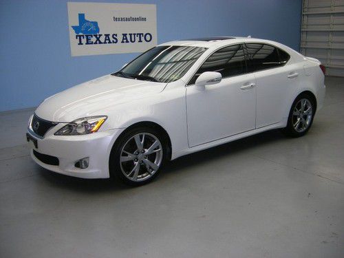We finance!!!  2009 lexus is 350 sport auto paddles roof nav rcamera cooled seat