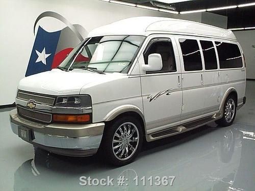 2008 chevy express explorer high-roof dvd pwr sofa/bed texas direct auto