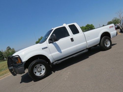 2007 ford f-250 supercab long bed 4x4 diesel 1 owner fleet new egr/oil coolers