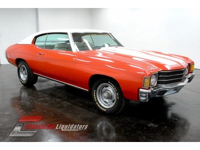 1972 chevrolet chevelle 350 v8 numbers matching automatic ps check this out