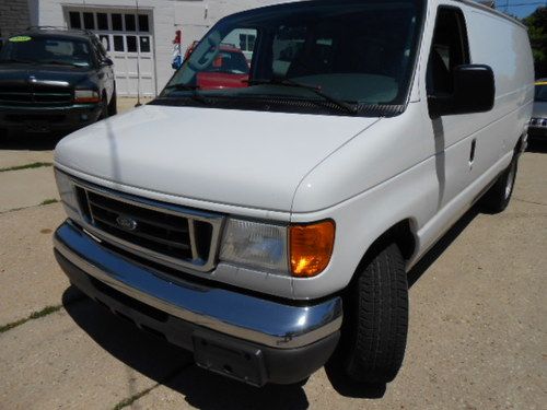 2006 ford e150 cargo van one owner no reserve well maintained work truck ready