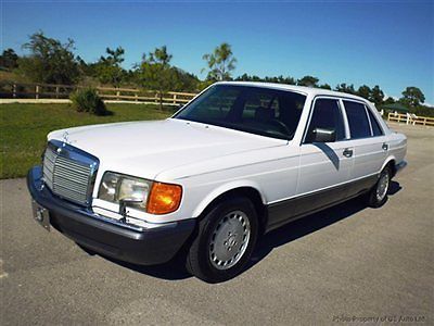 91 mercedes  560sel  restored $45k invested clean florida carfax rare classic