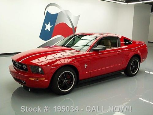 2008 ford mustang premium v6 auto leather sunroof 54k texas direct auto