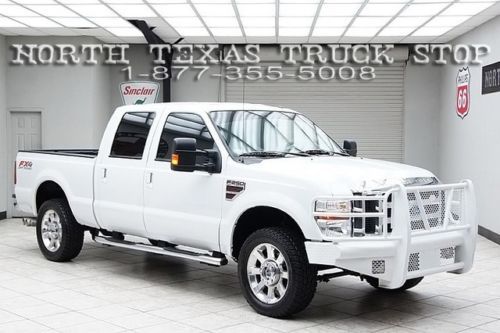 2010 ford f250 diesel 4x4 lariat navigation heated leather 20s crew texas truck