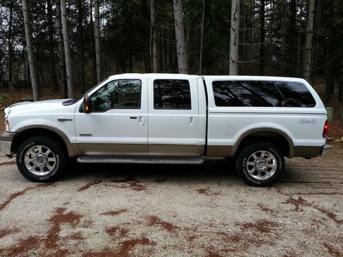 2006 ford f-250 super duty king ranch crew cab "huge extended warranty!!"