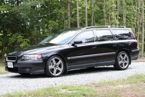 2004 volvo v70r auto black saphire with goby interior. lots of photos