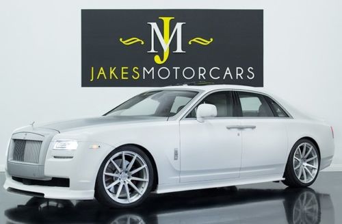 Rolls royce ghost vorsteiner edition, satin white pearl on white, one-of-a-kind!