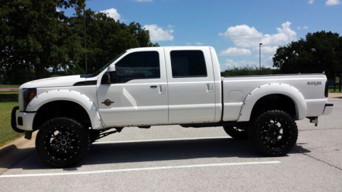 2013 ford f-250 lariat crew cab - black ops custom lift package
