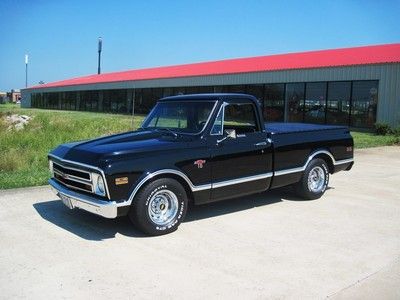 1968 chevy c-10!! black/black!! 383/auto!! very nice!!