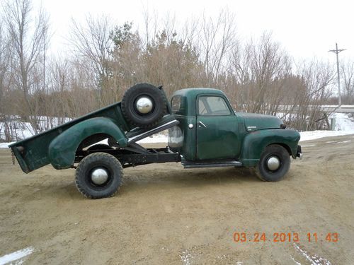 1948 chevy truck with 9 ft. dump box