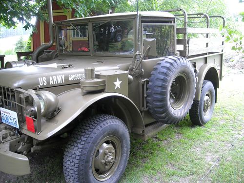 53 dodge m37 military 3/4 ton truck nicely restored arctic top fresh paint decal