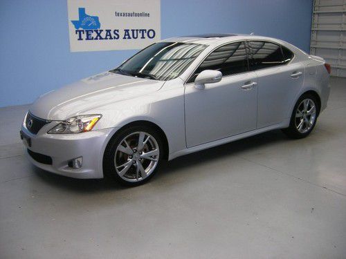 We finance!!!  2010 lexus is 250 sport auto roof paddles cooled seats 1 owner!!