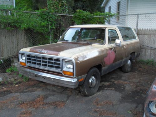 Mopar dodge 1980 ramcharger project run drive nice condition