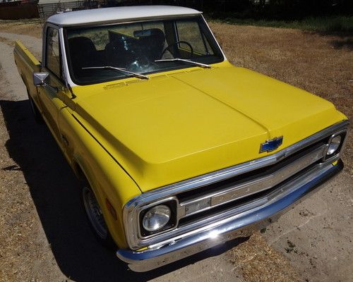 1970 chevy c-10 pickup, rust free california classic