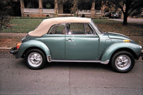 1978 volkswagen super beetle base convertible 2-door 1.6l  no reserve