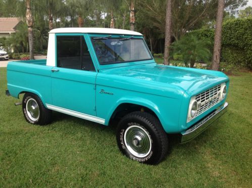 1966 ford bronco half cab complete nut and bolt restoration the finest