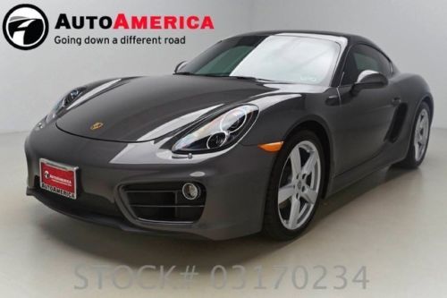2k one 1 owner low miles 2014 porsche cayman nav pdk trans leather seating