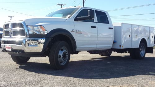 New 2014 crew cab ram 5500 service truck with 11ft service body