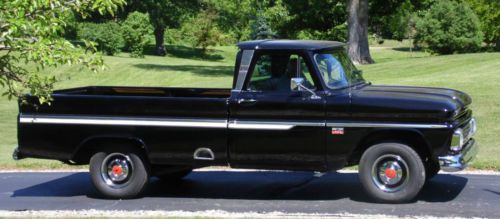 1966 chevrolet c10 custom pickup truck w/ factory ac fully restored