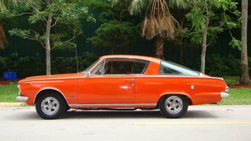 1965 plymouth barracuda fast back 273 automatic collectible antique  status