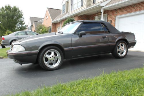 1991 ford mustang lx convertible 2-door 5.0l