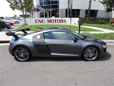 2012 audi r8 4.2 v8 / flat grey paint / only 19,195 miles / must see / loaded