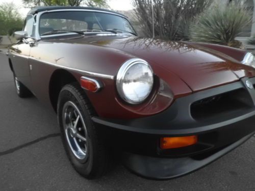 1978 mgb roadster fully restored gorgeous with rare overdrive + satellite radio