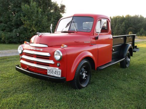 1948 dodge 5 window 1 ton truck b series 126wb  rare classic - 40 pics + videos