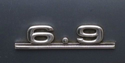 1978 mercedes-benz 450sel 6.9 sedan 4-door 6.8l