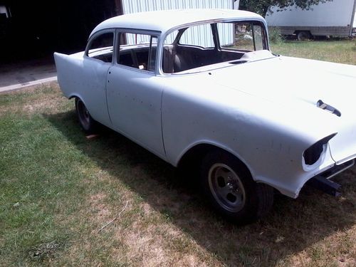 1957 chevy belair 2 door post project /lots new and lots done
