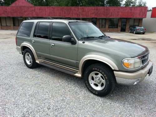 1999 ford explorer eddie bauer leather sunroof cold ac no reserve absolute