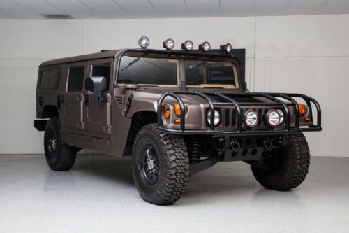 Hummer h1 turbo diesel! new matte paint! lots of upgrades! show truck! looks new
