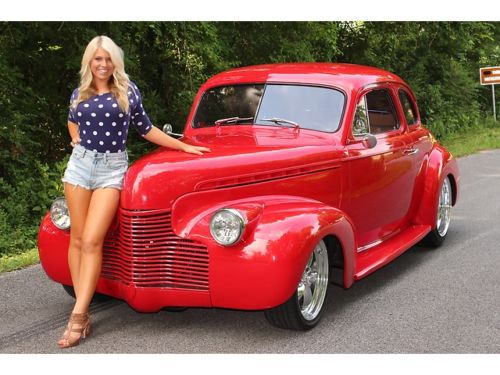 1940 chevy street rod bb auto vintage ac pdb r&amp;ps two door coupe see video