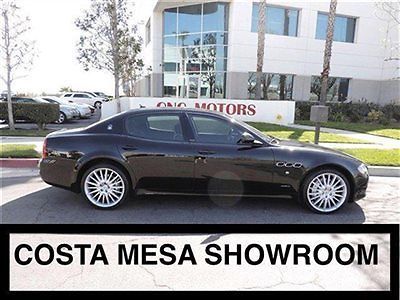 2011 maserati qp quattroporte s - nero (black) loaded / costa mesa oc showroom