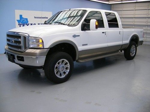 We finance!!!  2005 ford f-250 king ranch 4x4 powerstroke diesel auto tow 1 own