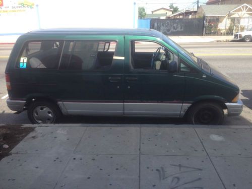 Roomy and reliable green ford aerostar