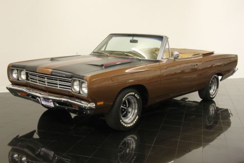 1969 plymouth road runner convertible numbers matching 383ci v8 auto 1 of 1,111
