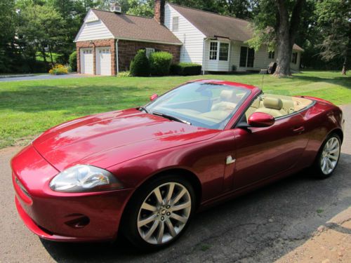 Jaguar xk convertible 2007 low mileage priced to sell! sharp!!