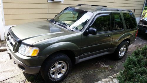 2002 ford explorer sport utility 2-door 4.0l v6 4x4, 210hp with 87,916k green