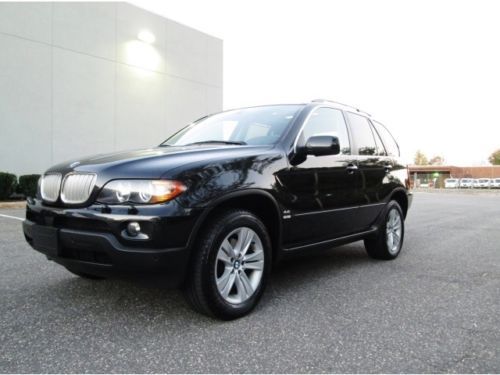 2006 bmw x5 4.4i awd low miles black on black loaded 1 owner excellent condition