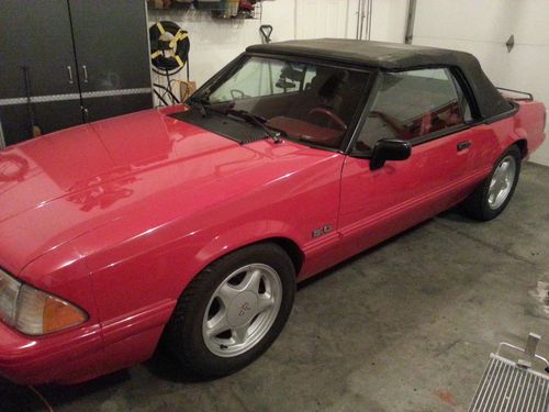 1992 ford mustang lx convertible 5.0l supercharged