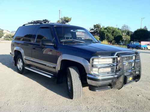1999 chevrolet tahoe turbo diesel 2dr - 116k, at, many extras