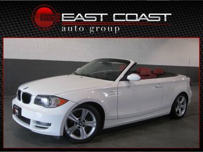 1-series white/red convertible loaded navigation premium low reserve