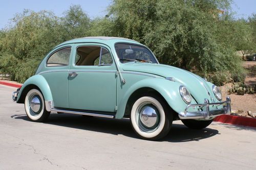 1962 vw classic beetle ragtop. time capsule all original everything!