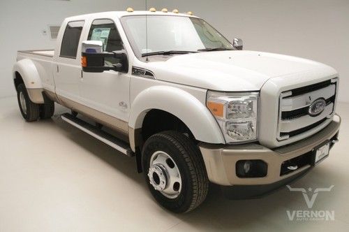 2012 king ranch crew 4x4 navigation sunroof leather heated sync v8 diesel