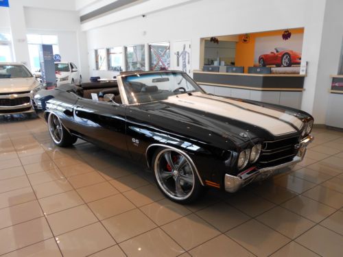 1970 chevelle ss convertible black big block 4 speed show room